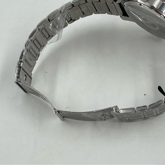 NIB Citizen Men’s Stainless Steel Quartz Chronograph Black Dial Watch AG8340-58E - Picture 4 of 8